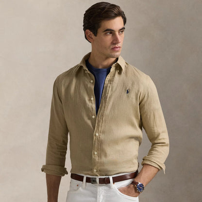 KIT RALPH L LINEN SHIRT [PAY 2 GET 5] + SUNGLASSES
